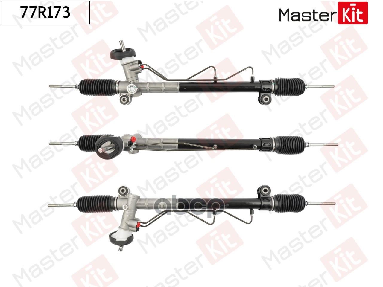 77R173 Рулевая рейка CHEVROLET SPARK (M300) 2010- MasterKit арт. 77r173