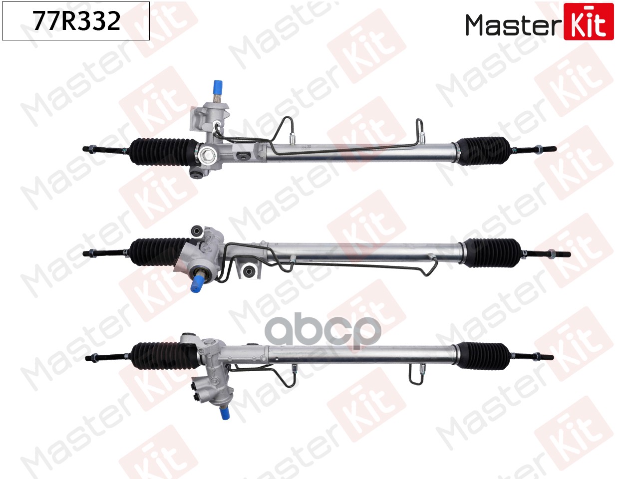 Рулевая рейка CHRYSLER SEBRING 01-/ DODGE STRATUS 01-/ GAZ VOLGA SIBER 07-10 77R332 MasterKit арт. 77R332