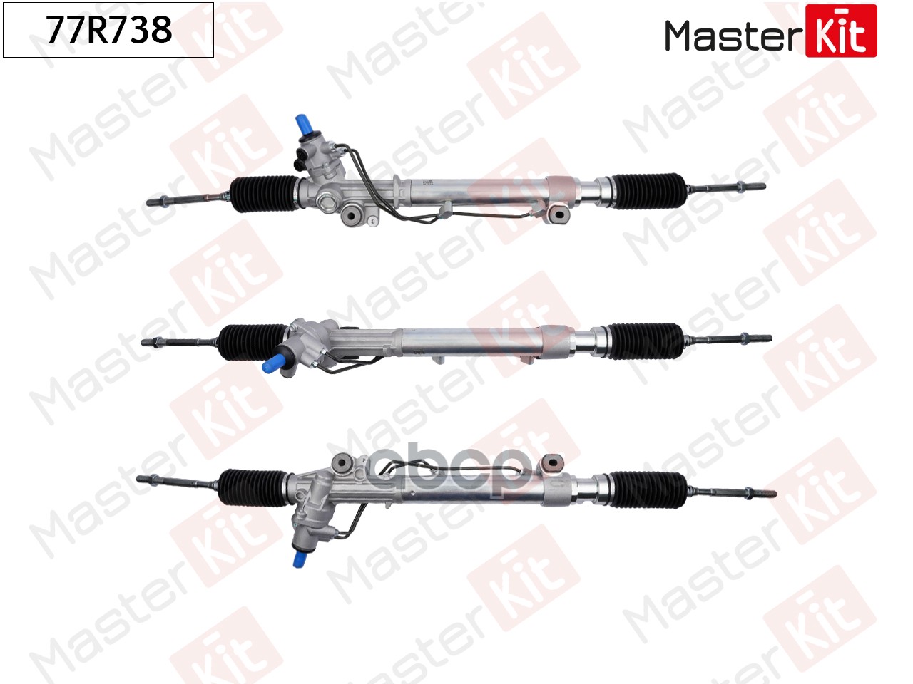 Рейка рулевая TOYOTA Land Cruiser Prado 120 2002 - 2009 (RHD) MasterKit арт. 77R738