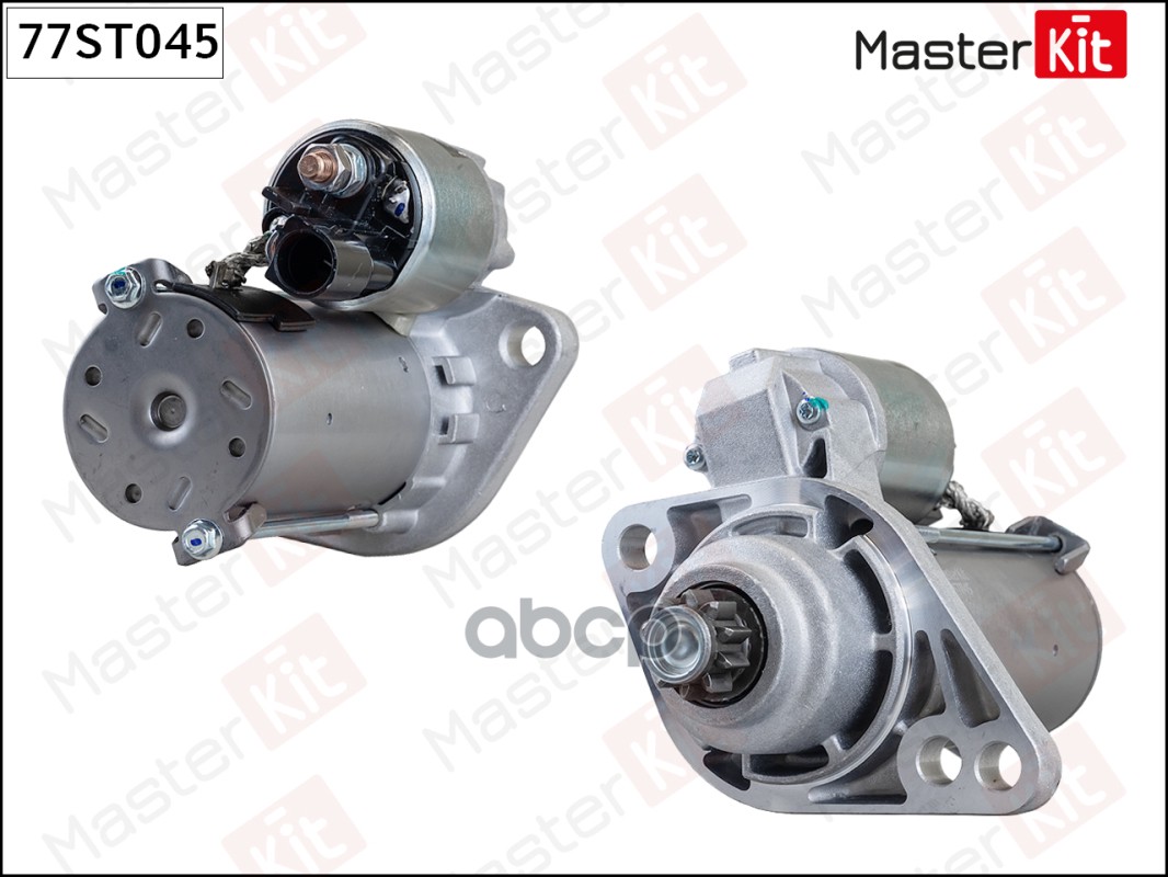 Стартер  AUDI/VW 1.4TFSi-2.0FSI 03-10 (1.1kw) Masterkit MasterKit арт. 77ST045