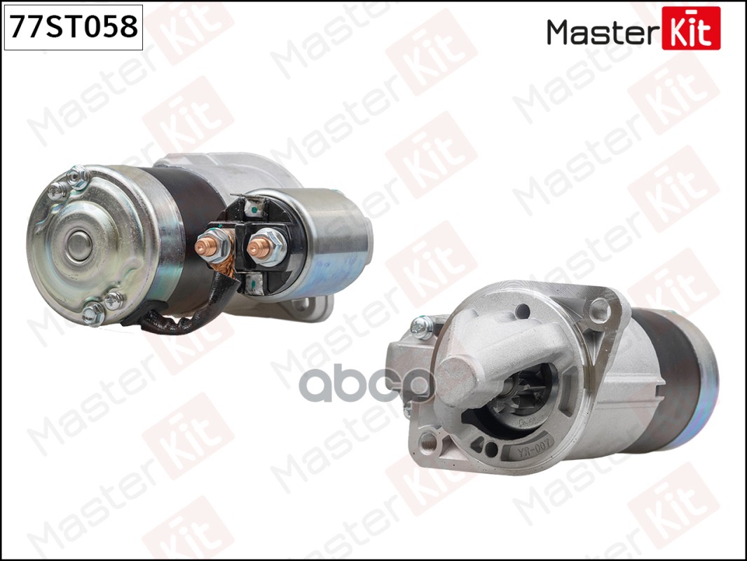 Стартер Hyundai Elantra(XD),Tucson(JM) 00-,Kia Cerato I(LD),Spectra 04-07 (1,2kW) MasterKit арт. 77ST058