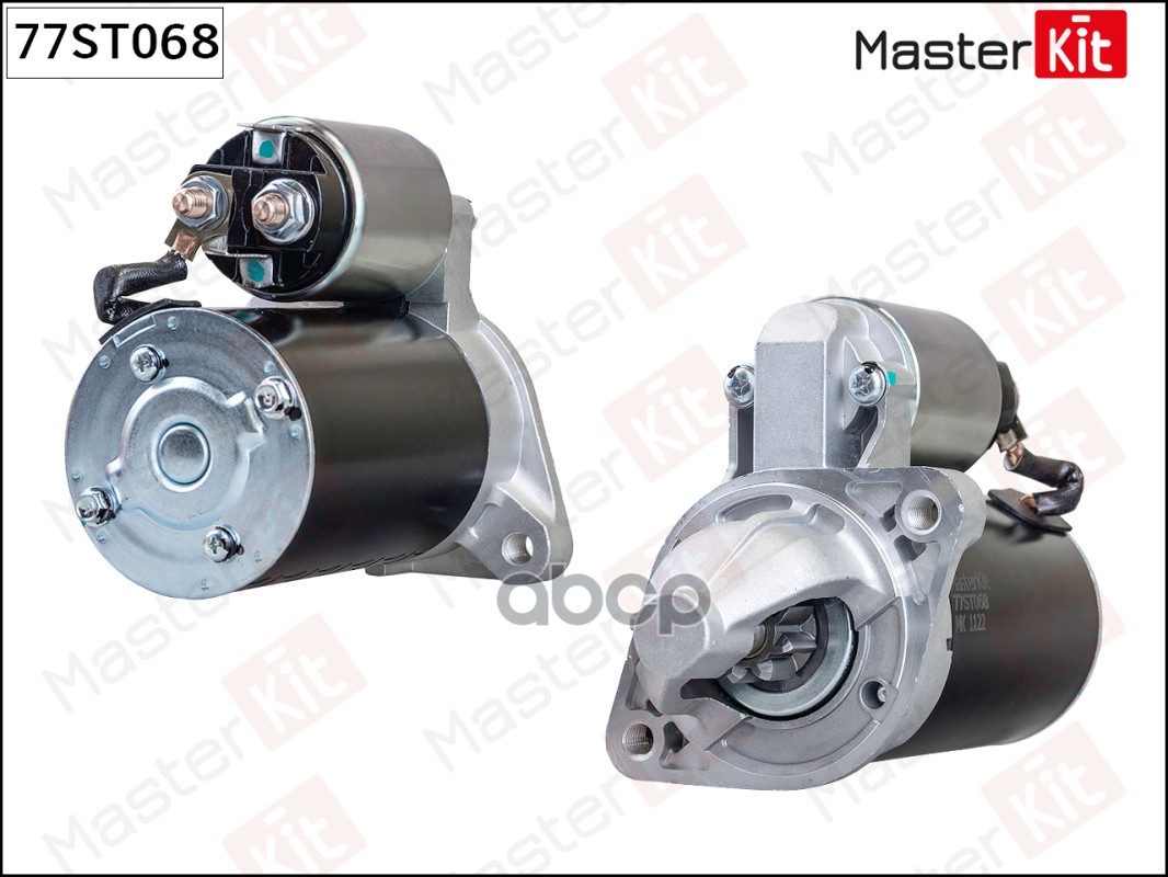 Стартер Hyundai Accent II(LC),Matrix(FC) 99-10,Kia Cerato(LD) 04- (0,9kW) MasterKit арт. 77ST068