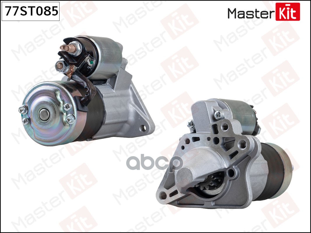 Стартер Renault Duster(HS_),Laguna III,Megane III,Scenic III(JZ0/1_) 07- (1,3kW) MasterKit арт. 77ST085