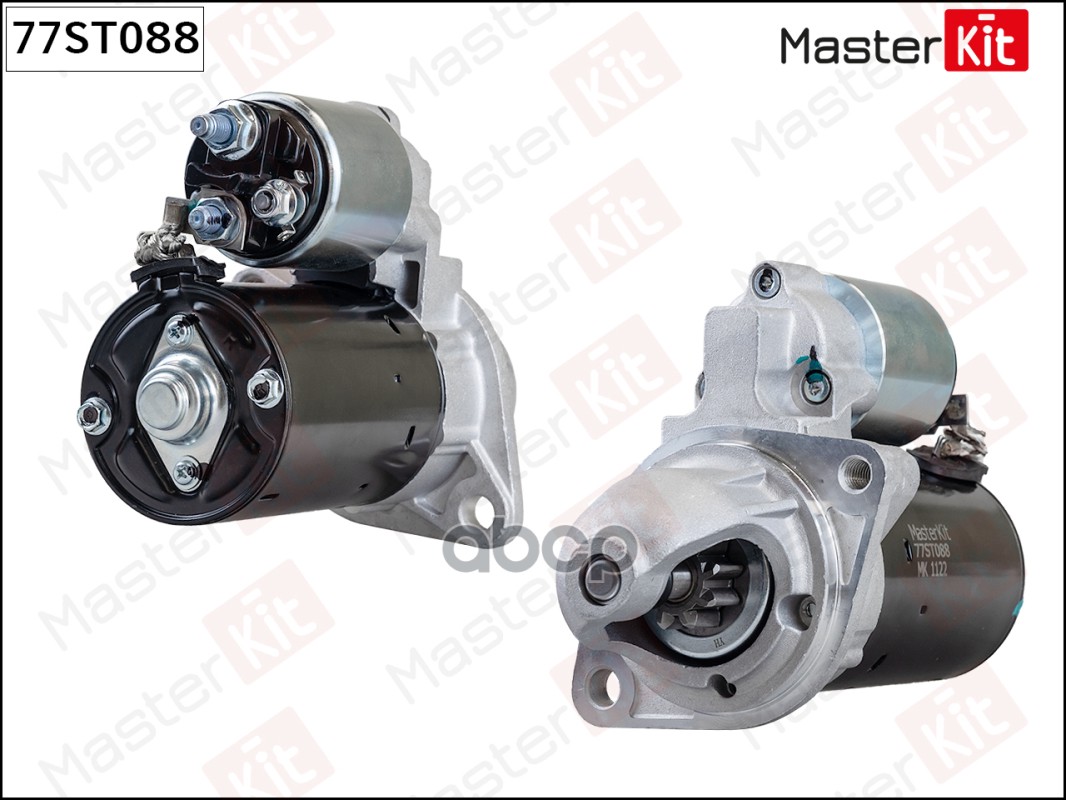 Стартер  BMW E87/E90 1.8/2.0 1.2kw (1.2kw) Masterkit MasterKit арт. 77ST088