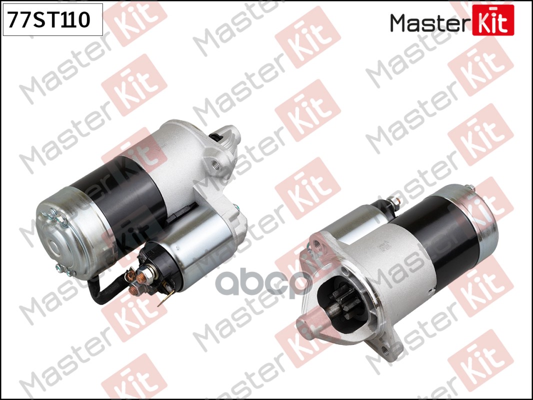 77ST110 Стартер Hyundai H-1 (A1)/SONATA III (Y-3)/Mitsubishi L 200/TRITON (KJ_  KK_  KL_) 1992 - (1. MasterKit арт. 77st110