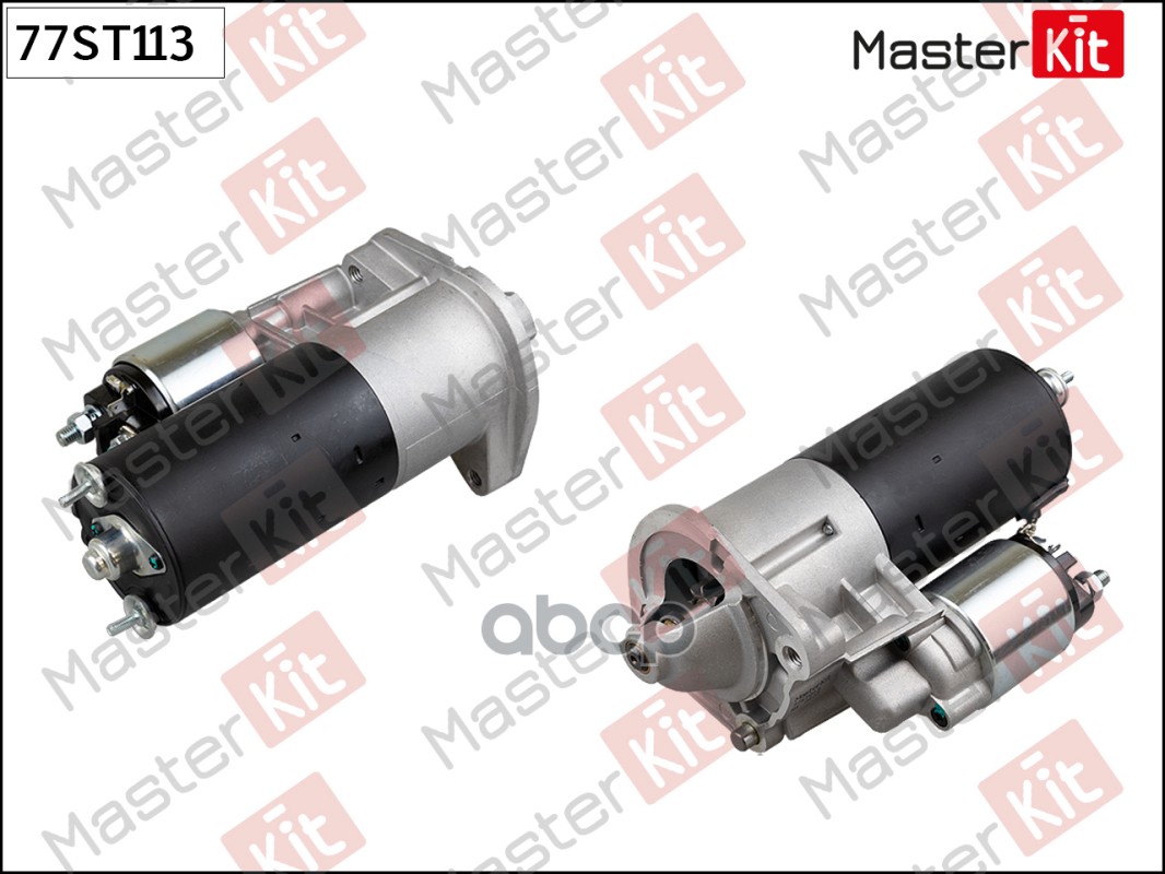 Стартер Hyundai H-1,Starex(A1) 97-,Mitsubishi Pajero Sport I(K7_,K9_) 96- (2,2kW) MasterKit арт. 77ST113