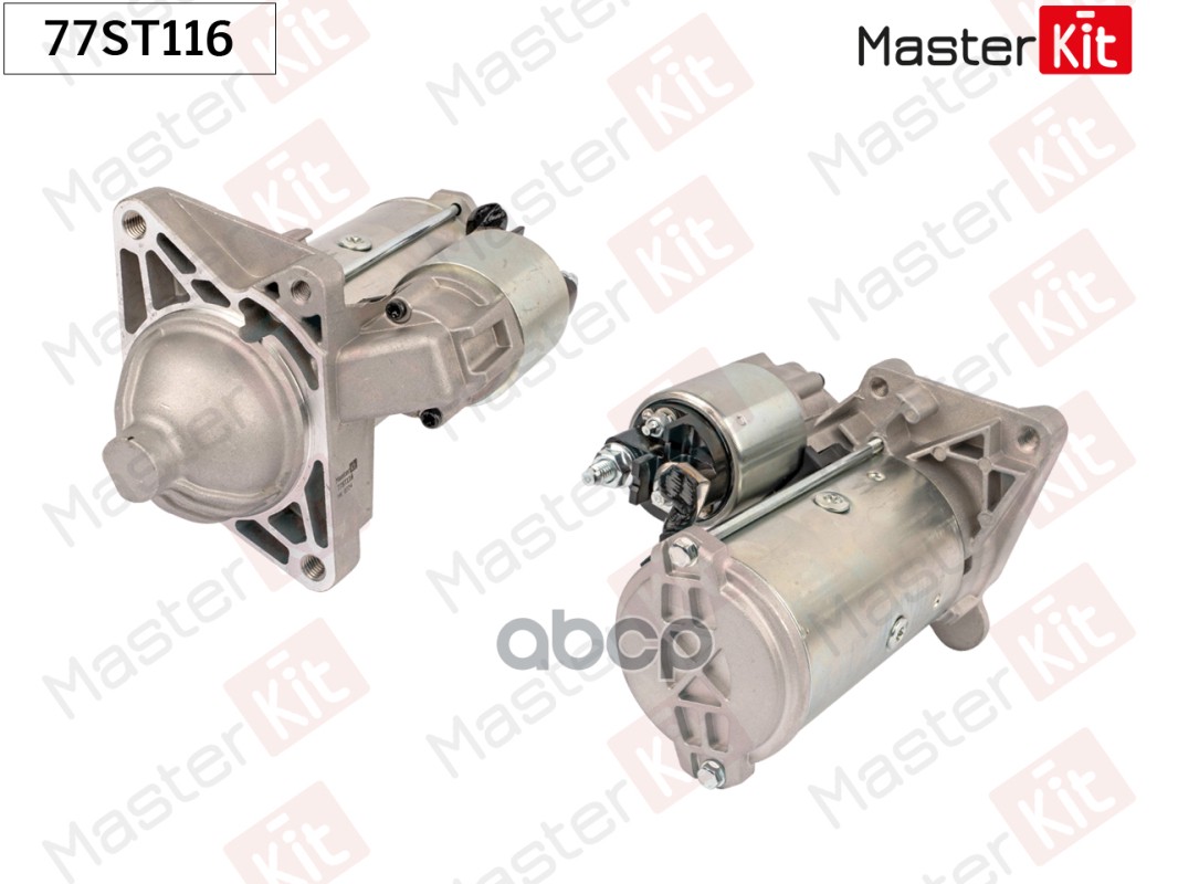 77ST116 Стартер Nissan X-TRAIL (T31)/Renault MASTER III (EV  HV  UV  JV  FV) 2007 - (2.2kw) MasterKit арт. 77st116