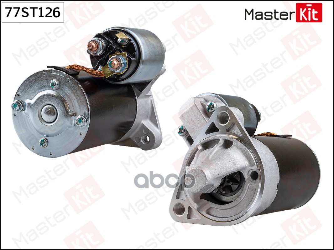 77ST126 Стартер Daewoo MATIZ (M100  M150) 1998 - (0.8kw) MasterKit арт. 77st126
