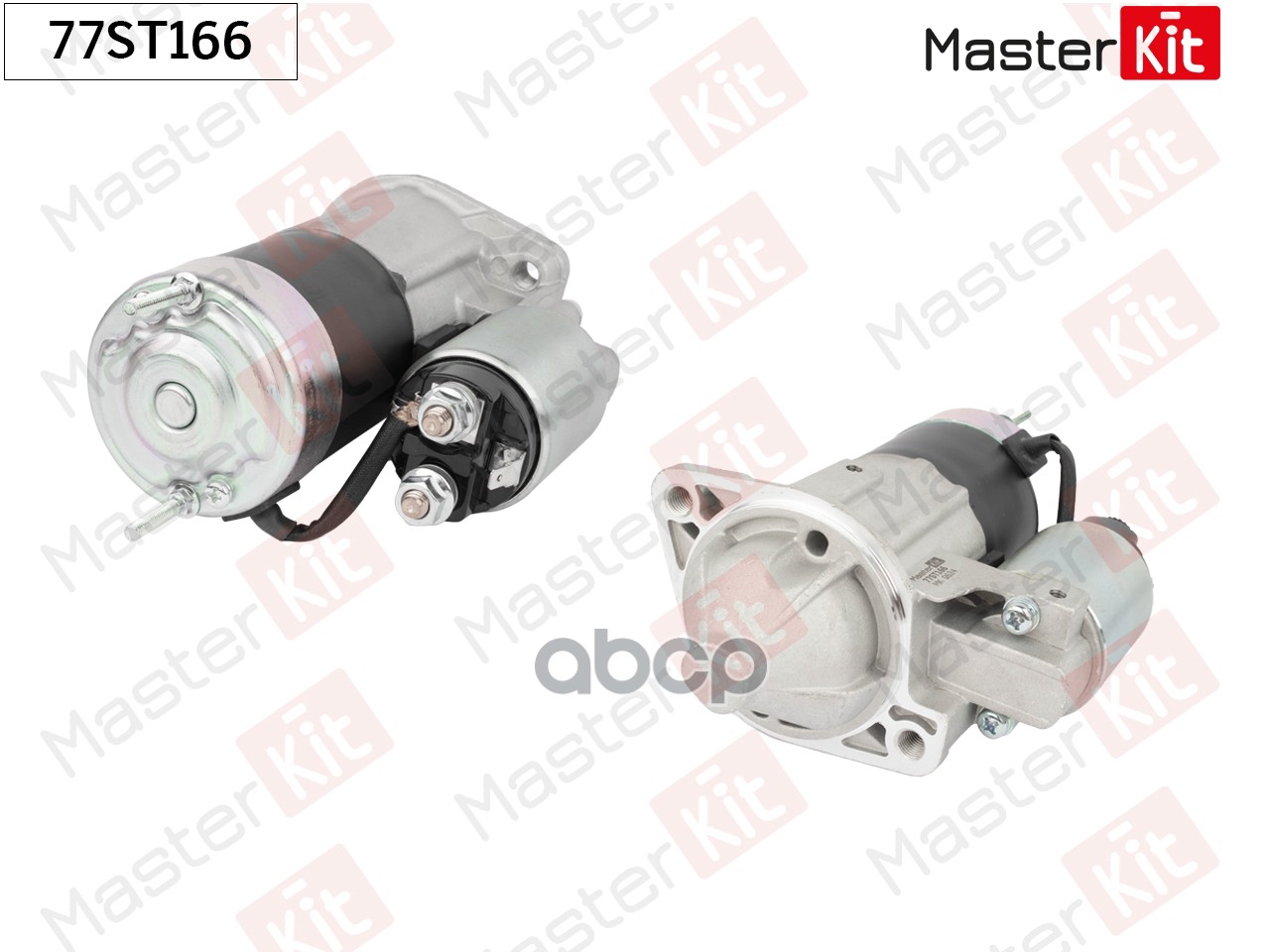 77ST166 Стартер Chery TIGGO/Mitsubishi LANCER VII (CS_A  CT_A) 2003 - 2013 (1.4kw) MasterKit арт. 77st166