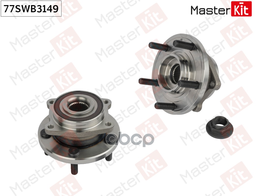 Ступица в сборе с подшипником перед. Chrysler SEBRING (JS)/Dodge AVENGER 2006 - 2014 77SWB3149 MasterKit арт. 77SWB3149