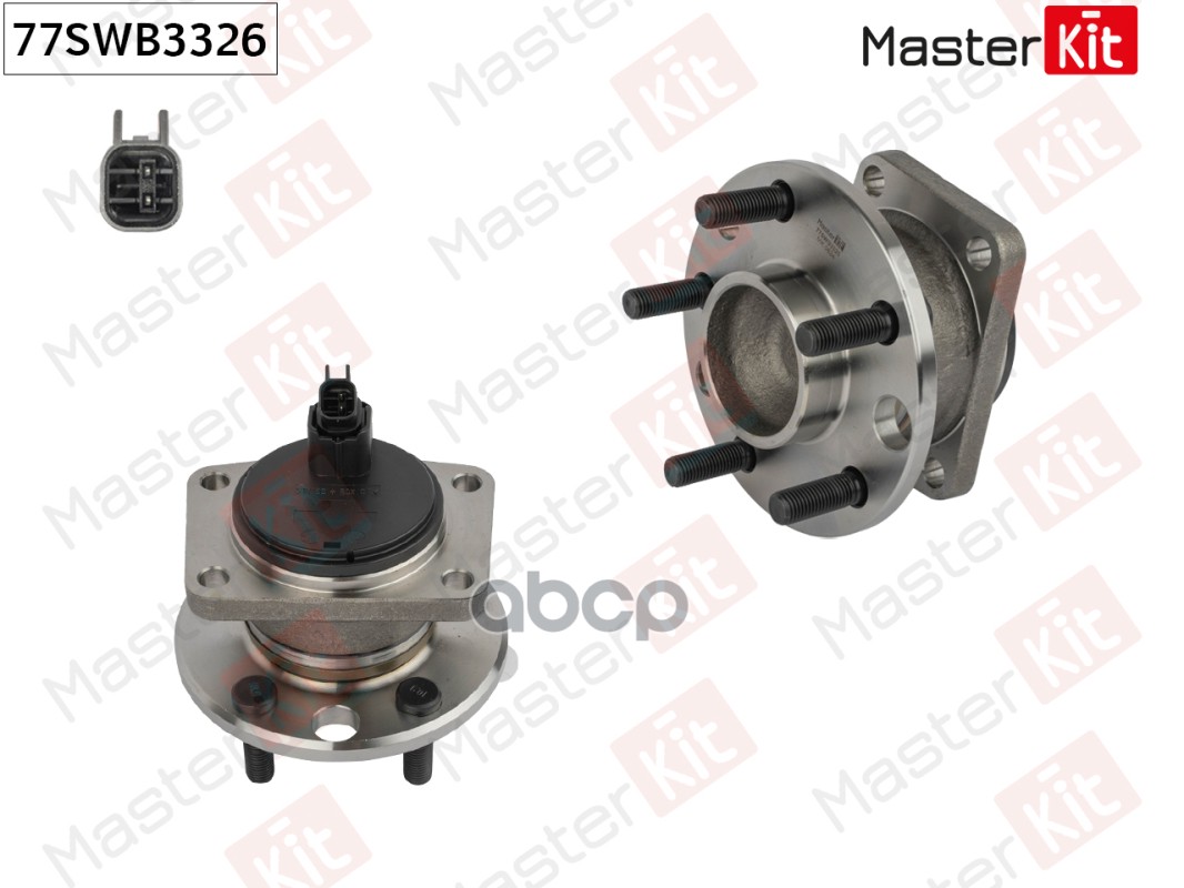 Ступица в сборе с подшипником зад. Ford MONDEO III (B4Y, B5Y, BWY)/Jaguar X-TYPE (X400) 20 77SWB3326 MasterKit арт. 77SWB3326