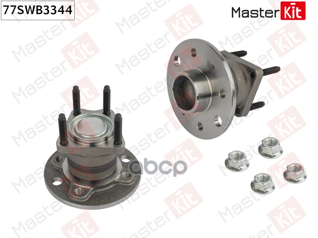 Ступица в сборе с подшипником зад. Daewoo LANOS (KLAT)/Opel ASTRA G (T98) 1997 - MasterKit арт. 77SWB3344