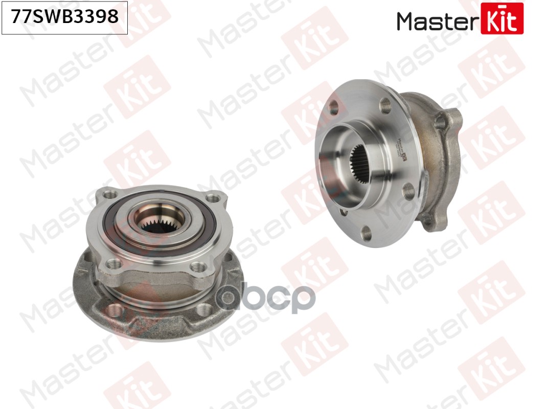 Ступица в сборе с подшипником перед. BMW X5 (E70, F15, F85)/X6 (E71, E72, F16, F86) 2006 - 77SWB3398 MasterKit арт. 77SWB3398