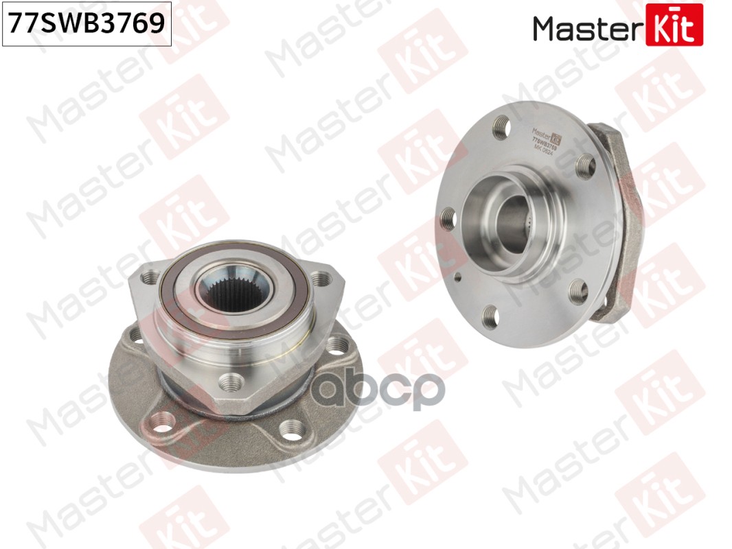 Ступица в сборе с подшипником перед. Audi A3 (8P1)/Skoda KODIAQ (NS7)/Volkswagen TIGUAN (5 77SWB3769 MasterKit арт. 77SWB3769
