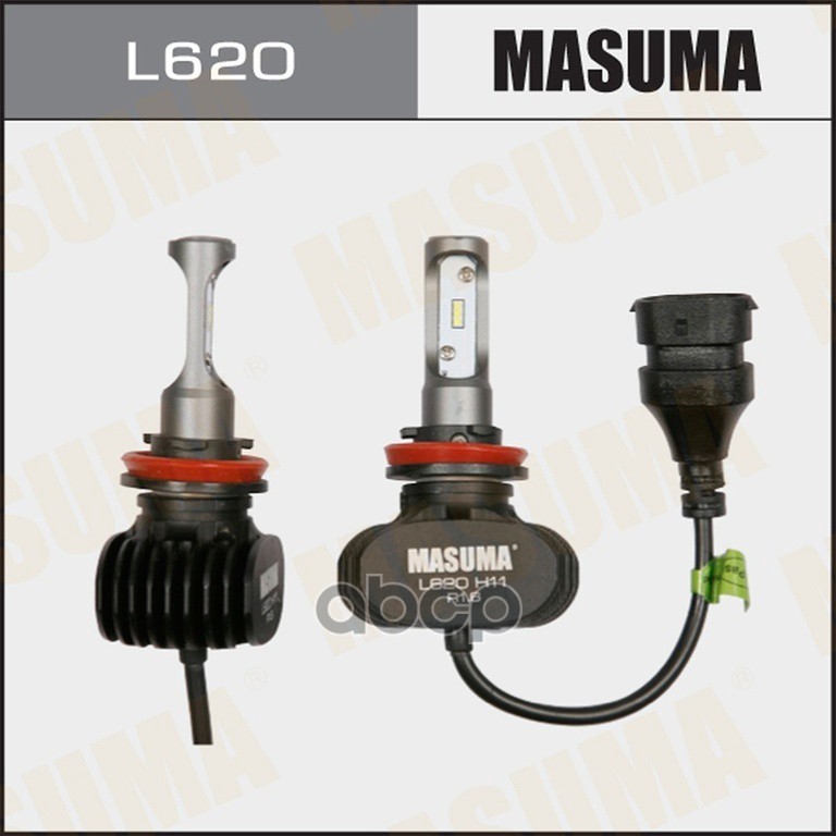 Лампы Светодиодные Masuma Led H11 6000K 4000Lm Pgj19-2, Комплект 2Шт Masuma арт. L620