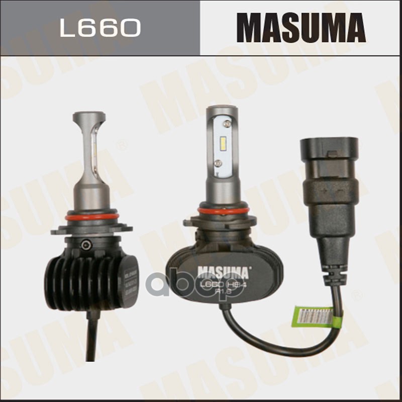 Лампа Светодиодная 12/24V Hb4 18W 4000Lm P22d 6000K Masuma Led 2 Шт. Картон L660 Masuma арт. L660