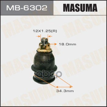 Опора шаровая HONDA CITY MASUMA MB-6302 Masuma арт. MB-6302