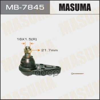 Опора Шаровая Mitsubishi Montero Masuma Mb-7845 Masuma арт. MB-7845