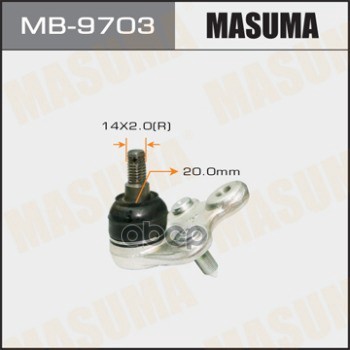 Опора Шаровая Honda Civic Masuma Mb-9703 Masuma арт. MB-9703