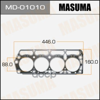 Прокладка ГБЦ TOYOTA CORONA MASUMA MD-01010 Masuma арт. MD-01010