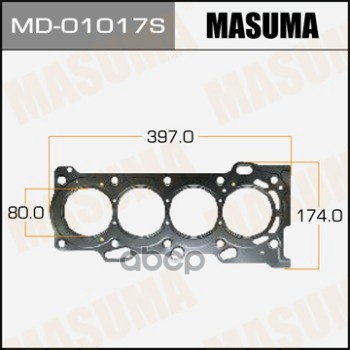 Прокладка ГБЦ TOYOTA ALLEX MASUMA MD-01017S Masuma арт. MD-01017S