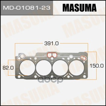 Прокладка ГБЦ TOYOTA CARINA MASUMA MD-01081-23 Masuma арт. MD-01081-23