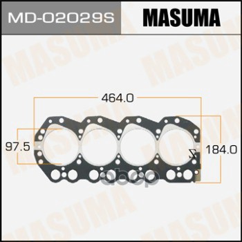 Прокладка ГБЦ NISSAN CARAVAN MASUMA MD-02029S Masuma арт. MD-02029S