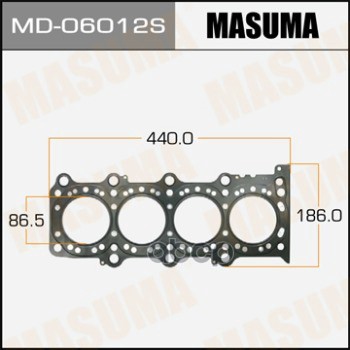 Прокладка ГБЦ SUZUKI CULTUS MASUMA MD-06012S Masuma арт. MD-06012S