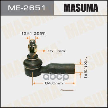 Наконечник рулевой TOYOTA ALLEX MASUMA ME-2651 Masuma арт. ME-2651