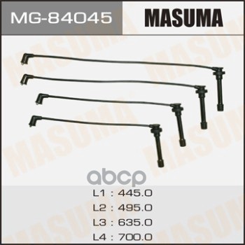 Провода высоковольтные (комплект) MITSUBISHI CHARIOT MASUMA MG-84045 Masuma арт. MG-84045