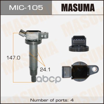 Катушка зажигания TOYOTA ALPHARD MASUMA MIC-105 Masuma арт. MIC-105
