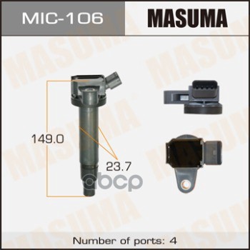 Катушка зажигания TOYOTA 4RUNNER MASUMA MIC-106 Masuma арт. MIC-106
