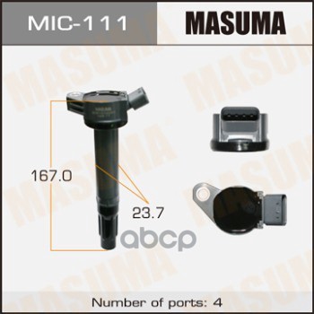 Катушка зажигания TOYOTA ALPHARD MASUMA MIC-111 Masuma арт. MIC-111