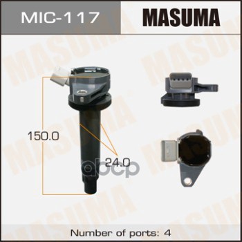 Катушка зажигания TOYOTA bB MASUMA MIC-117 Masuma арт. MIC-117