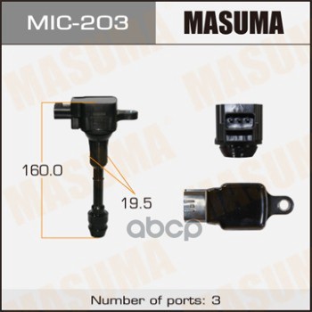 Катушка зажигания NISSAN AVENIR MASUMA MIC-203 Masuma арт. MIC-203