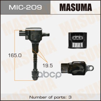 Катушка зажигания NISSAN AD MASUMA MIC-209 Masuma арт. MIC-209