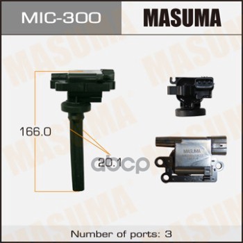 Катушка зажигания MITSUBISHI CARISMA MASUMA MIC-300 Masuma арт. MIC-300
