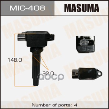 Катушка зажигания MAZDA CX-30 MASUMA MIC-408 Masuma арт. MIC-408