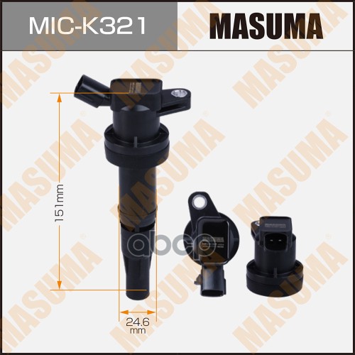 Катушка зажигания KIA CEED II MASUMA MIC-K321 Masuma арт. MIC-K321