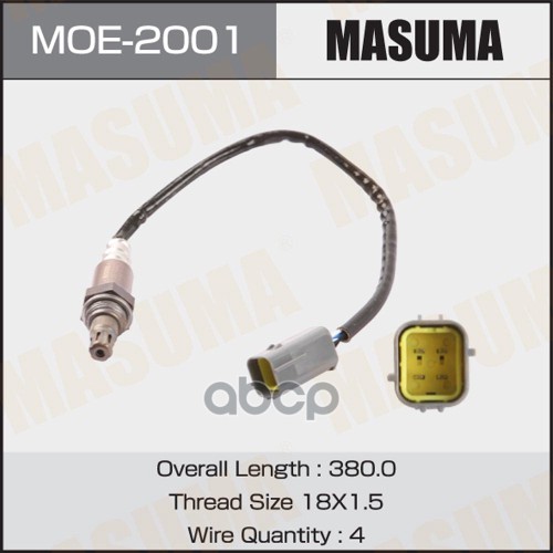 Датчик топливовоздушной смеси MASUMA, FX35, M35, SKYLINE  VQ35HR, VQ37VHR, QR25DE MOE-2001 Masuma арт. MOE-2001