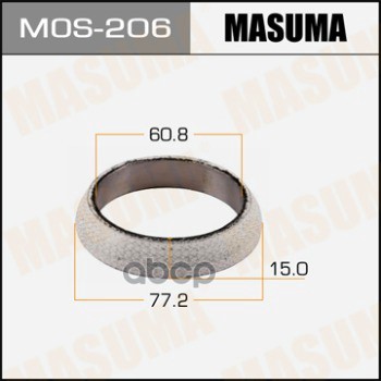 Кольцо Глушителя 60.8X77.2 Masuma Mos-206 Masuma арт. MOS-206