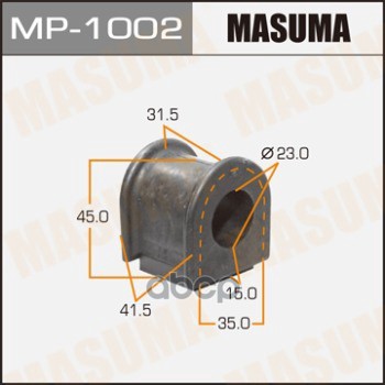 Втулка стабилизатора TOYOTA AVENSIS MASUMA MP-1002 Masuma арт. MP-1002