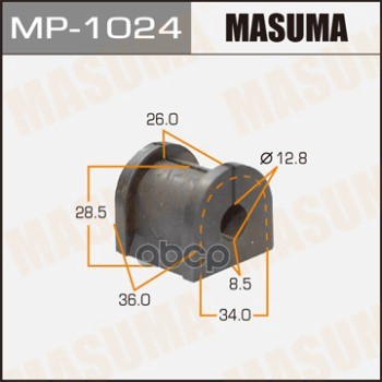 втулка стабилизатора "Masuma"  /rear /LANCER/ CS1A, CS3A  1шт MP-1024 Masuma арт. MP-1024