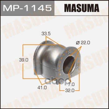 Втулка стабилизатора HONDA CITY MASUMA MP-1145 Masuma арт. MP-1145