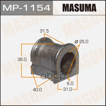 Втулка стабилизатора TOYOTA bB MASUMA MP-1154 Masuma арт. MP-1154