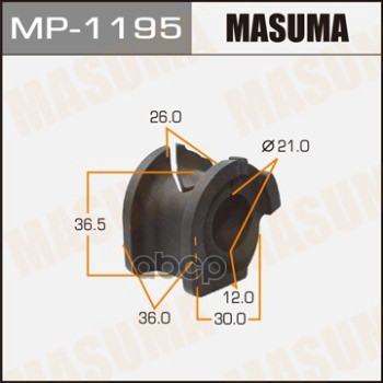 Втулка стабилизатора SUZUKI Swift III 05-10 /d=20mm MASUMA MP1195 Masuma арт. MP-1195
