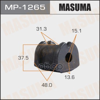 Втулка стабилизатора MASUMA /rear/ FORESTER, OUTBACK / SH5, B15 [уп.2] MP1265 Masuma арт. MP-1265