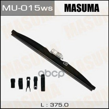 Щетка стеклоочистителя зимняя 375 мм каркасная 1 шт MASUMA Snow Blade MU-015ws Masuma арт. MU-015ws