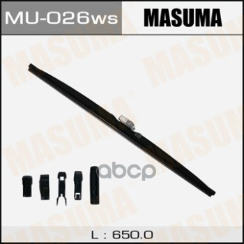Щетка стеклоочистителя зимняя 650 мм каркасная 1 шт MASUMA Snow Blade MU-026ws Masuma арт. MU-026ws