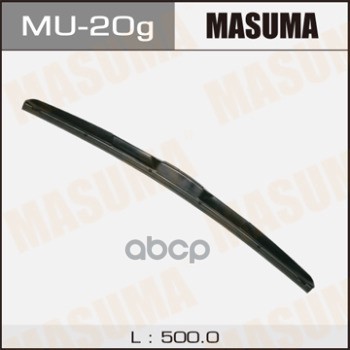Щетка стеклоочистителя 500 мм гибридная 1 шт MASUMA Aero Vogue MU-20g Masuma арт. MU-20g